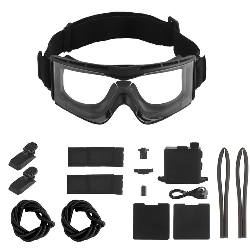 Gafas Tácticas Antivaho con Ventilador para Airsoft - imagen 3