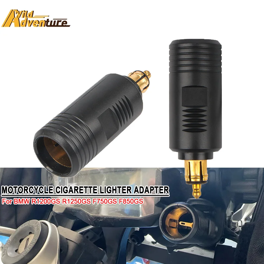 

R1200GS Motorcycle Cigarette Lighter Adapter For BMW R1250GS F800GS R1150GS R1300GS ADV EU Charger Outlet Convert to Car Adapter