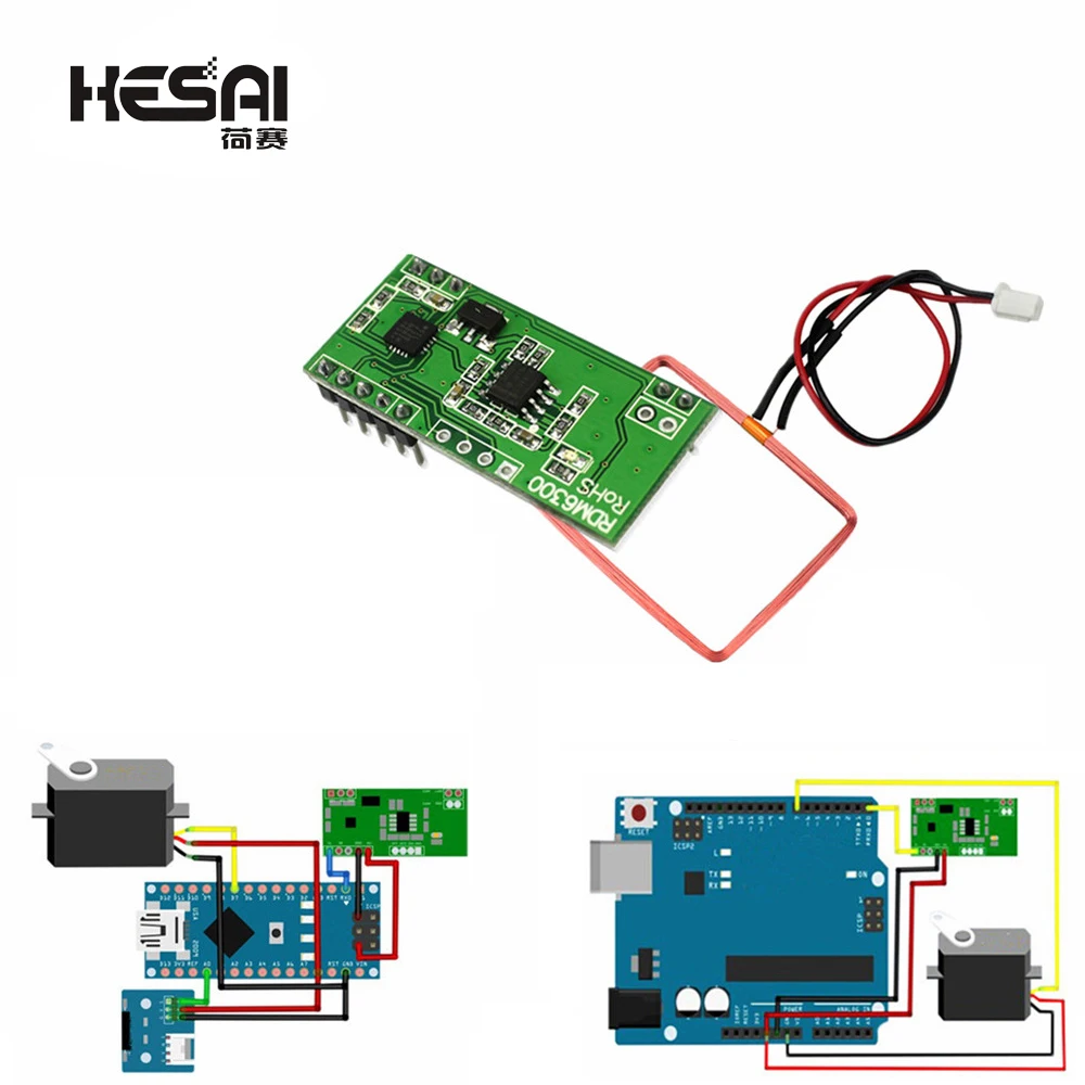 RDM6300 125Khz EM4100 RFID Reader Module UART Output Access Control System for arduino