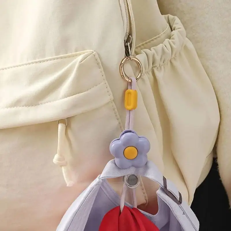 Dopamin-Blumen-Hutclip für Reisen, Multifunktionale Sonnenhut-Aufbewahrungstasche, Tragbar für Outdoor-Abenteuer – Detail 11