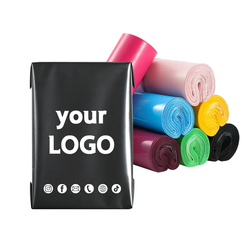 Colorful Express Bags Shipping Packaging Products Plastic Bags Envelope Mailing Bags Self-Adhesive Bags Custom Printed Logo