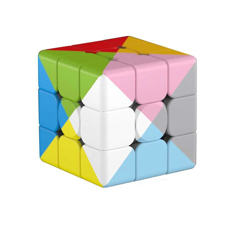 Speed Cube 3x3x3 rompecabezas educativos de arcoíris de doce colores para niños juegos de rompecabezas Cubo Mágico Zauberwürfel