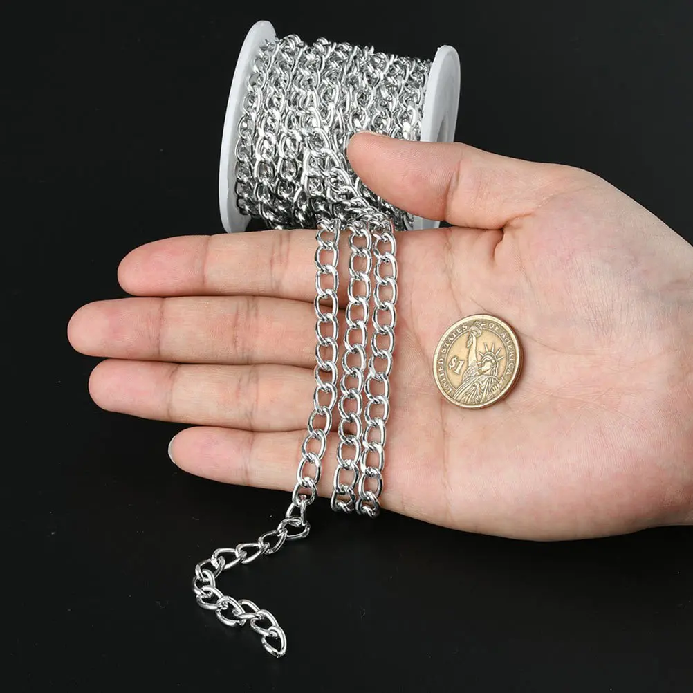 

Алюминиевая цепь-кабель для изготовления украшений своими руками, прочная, 120 см, оптом