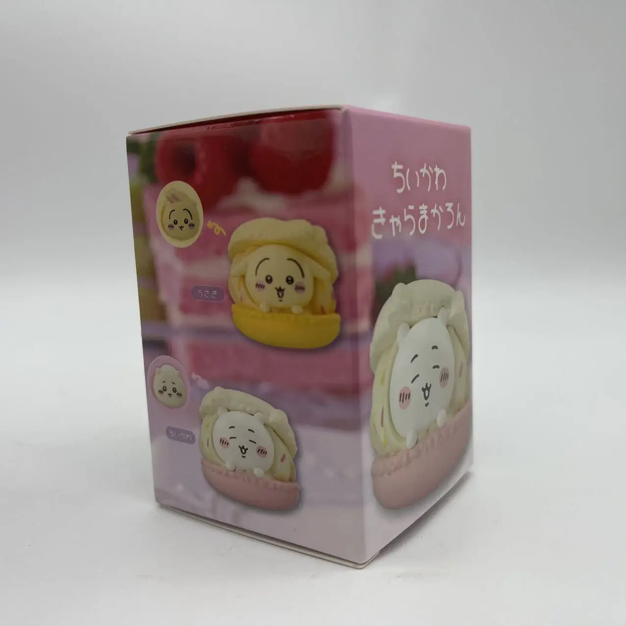 Hochwertige Chiikawa 4-teilige niedliche Macaron-Dessert-Gacha-Figurensets Usagi Hachiware Momonga Modell Schreibtischspielzeug Geburtstagsgeschenke für Fans – Detail 8