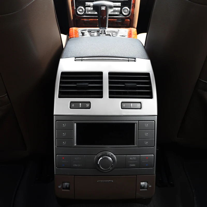 For Volkswagen VW Phaeton Rear Air Vent Outlet Cover Trim Sticker Car Interior Decoration Accessories