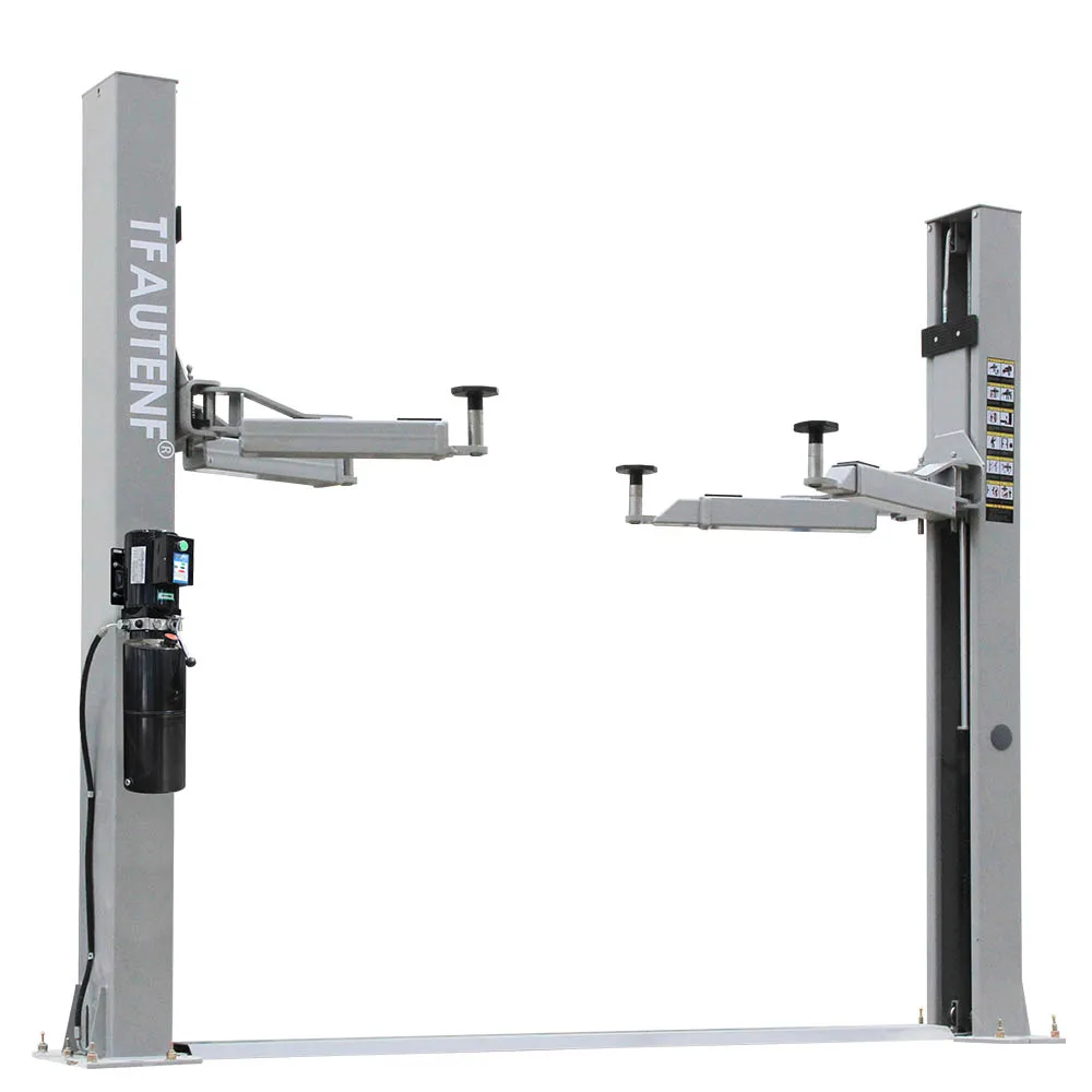 AUTENF 4000kg Dual Manual Unlock 4 Ton 8820 Lbs Factory Price Hydraulic 2 Two Post Car Lift Lifter for Auto Maintenance