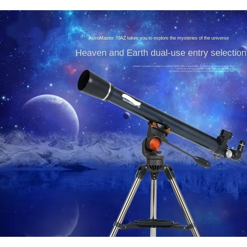 Star AstroMaster 70AZ Astronomical Telescope High-Definition Refractor 900mm Focal Length StarPointer Red Dot