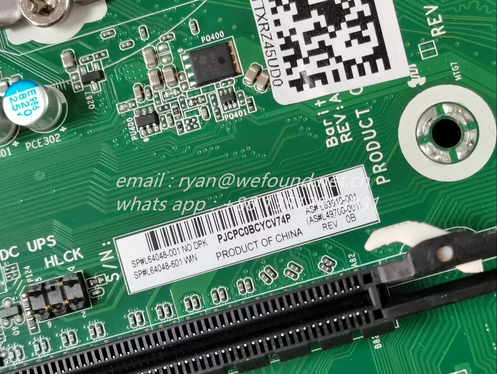 L64048-001 L63910-001 L49700-001 for HP 600 680 G5 MT Motherboard