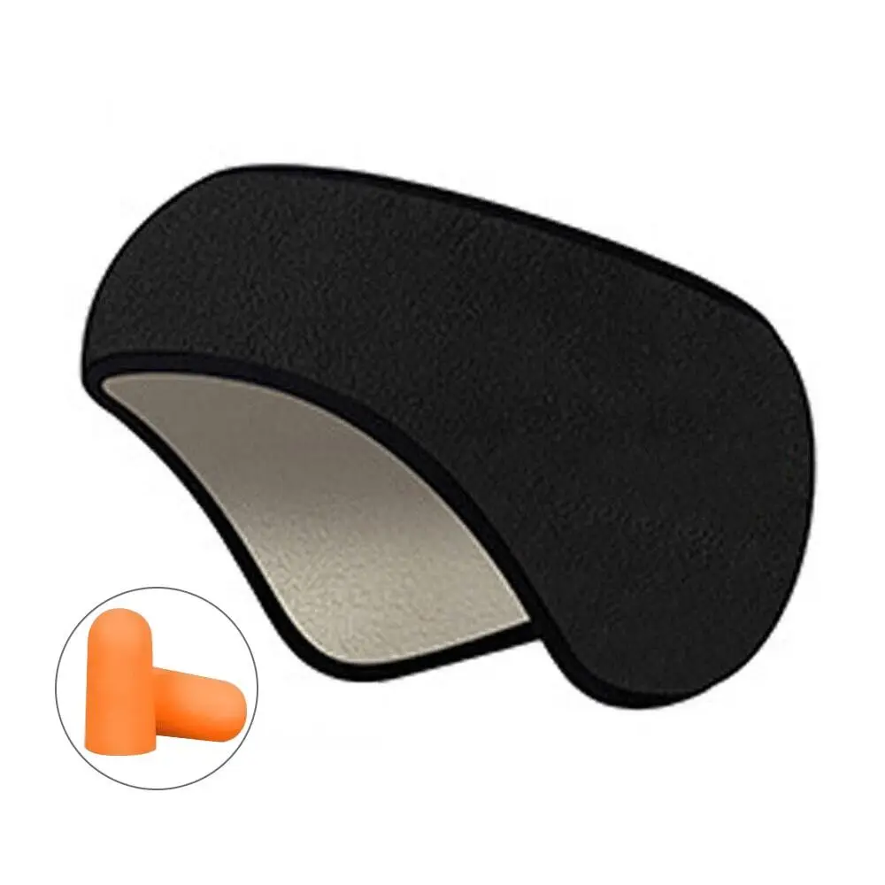 

Adjustable Three Layers Noise Cancellation Sleep Mask Sleeping Relaxing Ear Muffs Blackout Mask