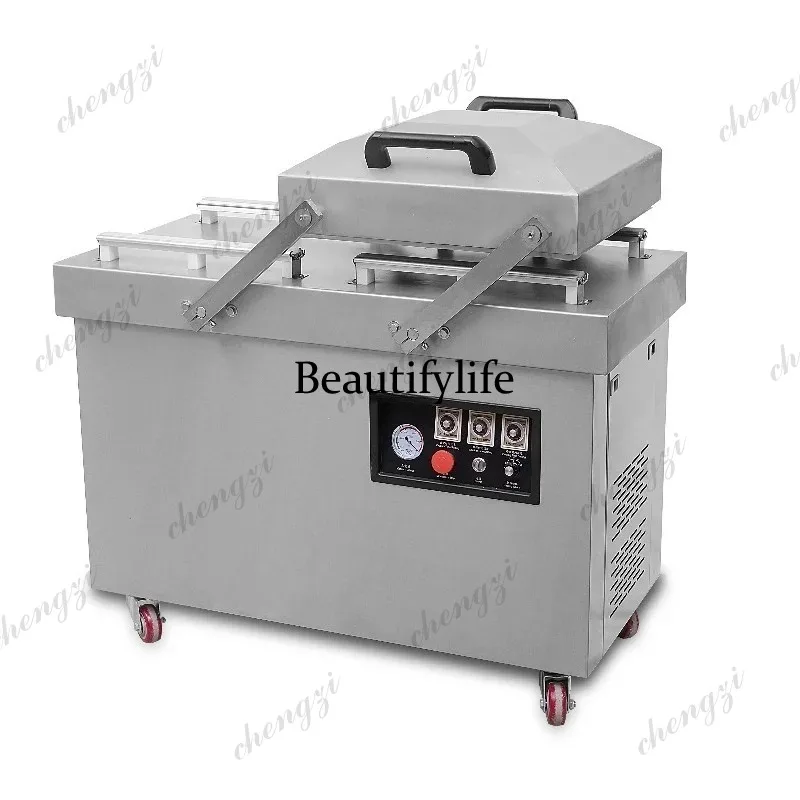 A81 Wet And Dry Use Vacuum Packaging Machine Dual Function Sealer For Meat Fruit Vegetable And Snack Food Storage