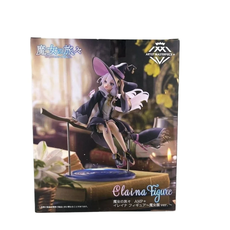 Bandai japonês banpresto taito amp bruxa viagem irena roupas de bruxa vassoura modelo brinquedos presentes decoração de mesa ornamentos