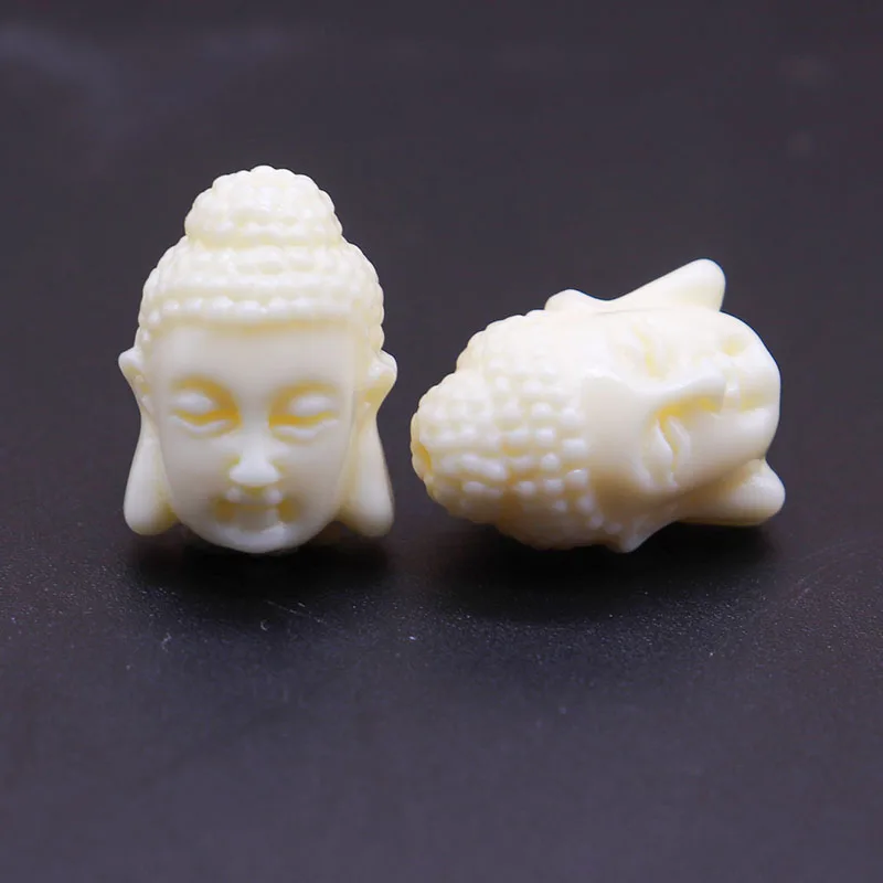 Colorful Buddha Head Coral Beads For Jewelry Making Necklace Bracelet Artificial Coral Engraving Buddha Accessories