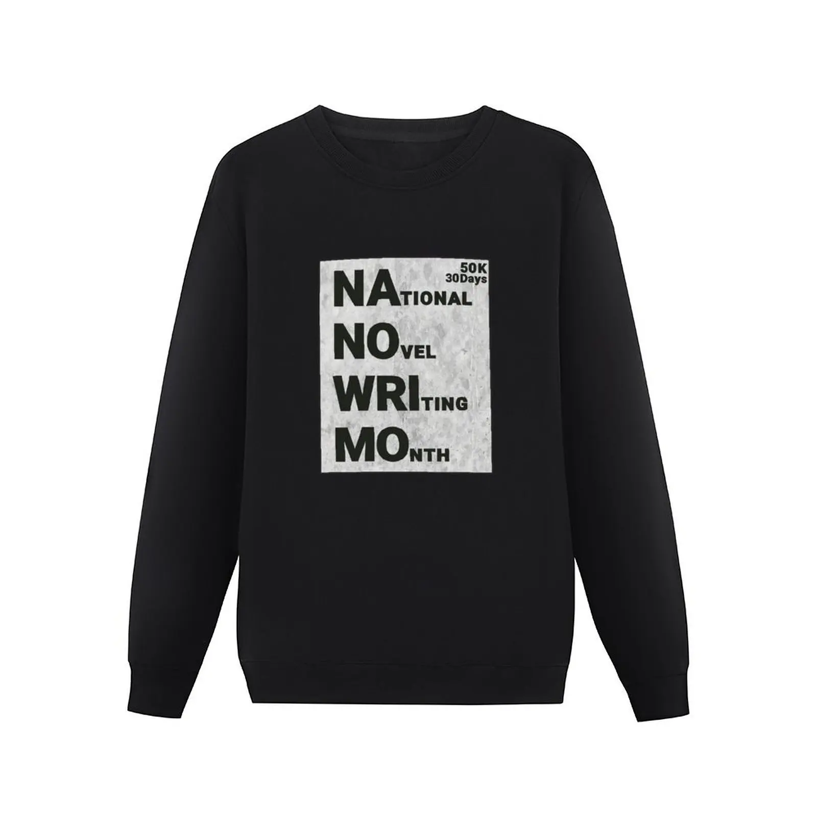 NaNoWriMo - Writers Challenge for National Novel Writing Month Pullover Hoodie autumn jacket men aesthetic sweatshirts