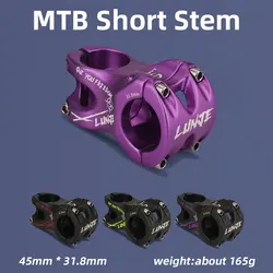 45mm Aluminum Alloy MTB Stem CNC Ultra Light Hollow Mountain Bike Short Handlebar Stem