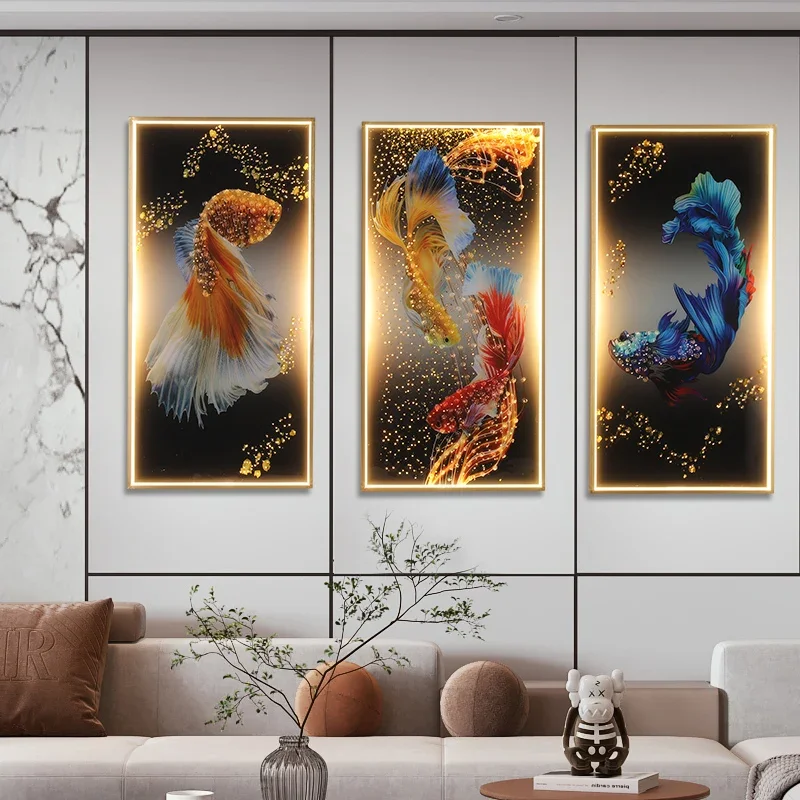 ALBERT Picture Wall Lamps Modern Creative Sconces Lighting Fish LED para decoração de casa