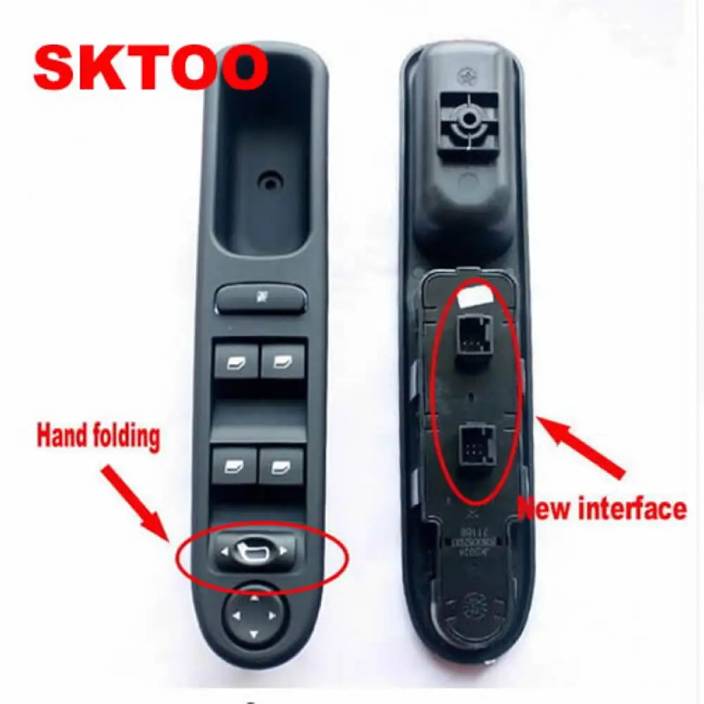 

Переключатель Стеклоподъемника SKTOO для peugeot 307, новый ручной Левый переключатель стеклоподъемника (рука)