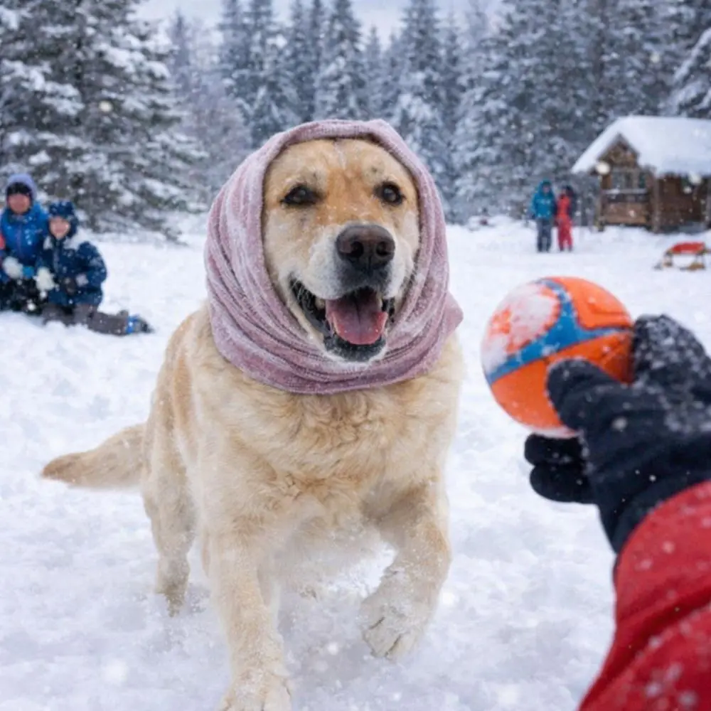 Head Sleeve Warm Dog Ears Cover Elastic Anti-scare Pet Soothing Hood Comfortable Anti-shock Pet Windproof Hat Outdoor