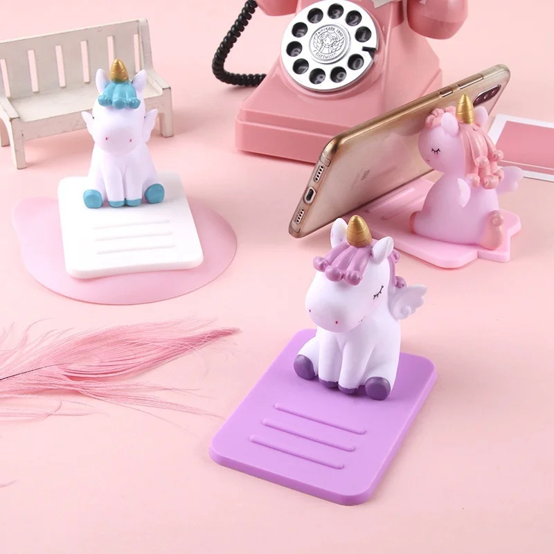 Cute Anti-Slip Cartoon Phone Stand Mobile Phone Holder Support Desk Decor Phone Bracket for Phone