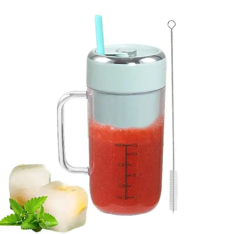 Portable Blender Personal Blender With 8 Blades 400ml Type-C Rechargeable Fresh Juice Blender Handheld Blender For Home Kitchen