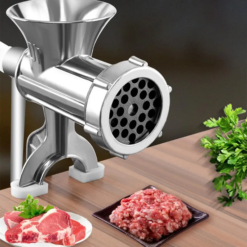 Manual Meat Grinder Home Enema Machine Garlic Filling Sausage Chili Large Minced Filling Machine for Kitchen