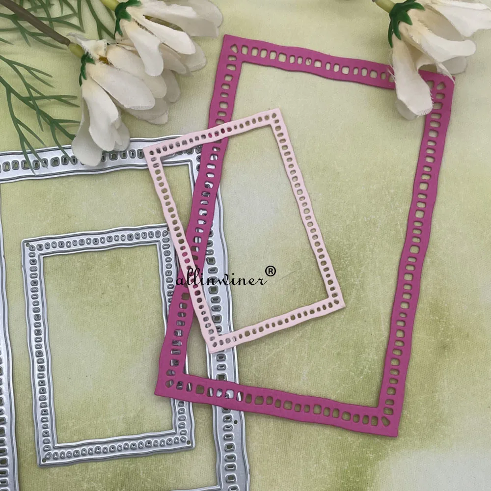 Rectangular frame Metal Cutting Dies for DIY Scrapbooking Album Paper Cards Decorative Crafts Embossing Die Cuts