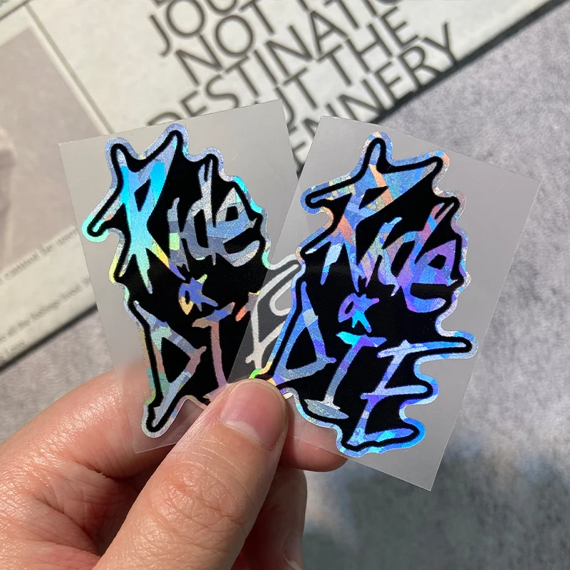 

1PC Ride or Die Motorcycle Sticker Waterproof DlY Motorbike Fuel Tank Helmet Road Bicycle Top Tube Frame Handlebars Vinyl Decal
