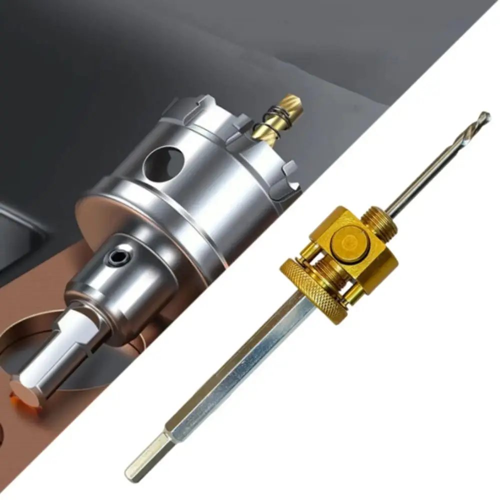 

Корончатая пила с шестигранным хвостовиком, биметаллическая конструкция, быстросъемный механизм, биметаллическая корончатая пила для дерева, металла, гипсокартона