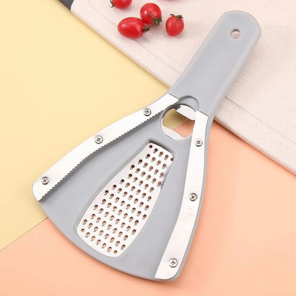CS-Bottle Opener Grater Two In One Tool, Vegetable Grater, Beer Cap Opener Kitchen Helper Gift