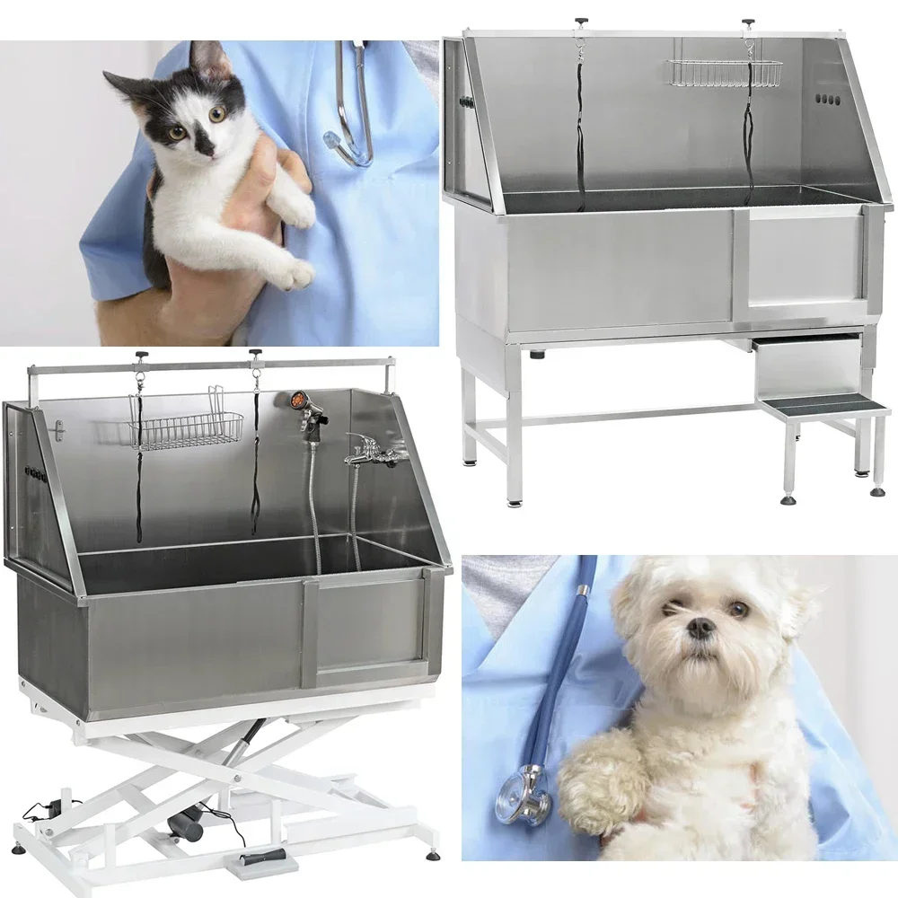 Quality assurance Dog Electrical Lifting Grooming Bathtub AEOLUS Factory Luxury Pet Grooming Cleaning Bathtub