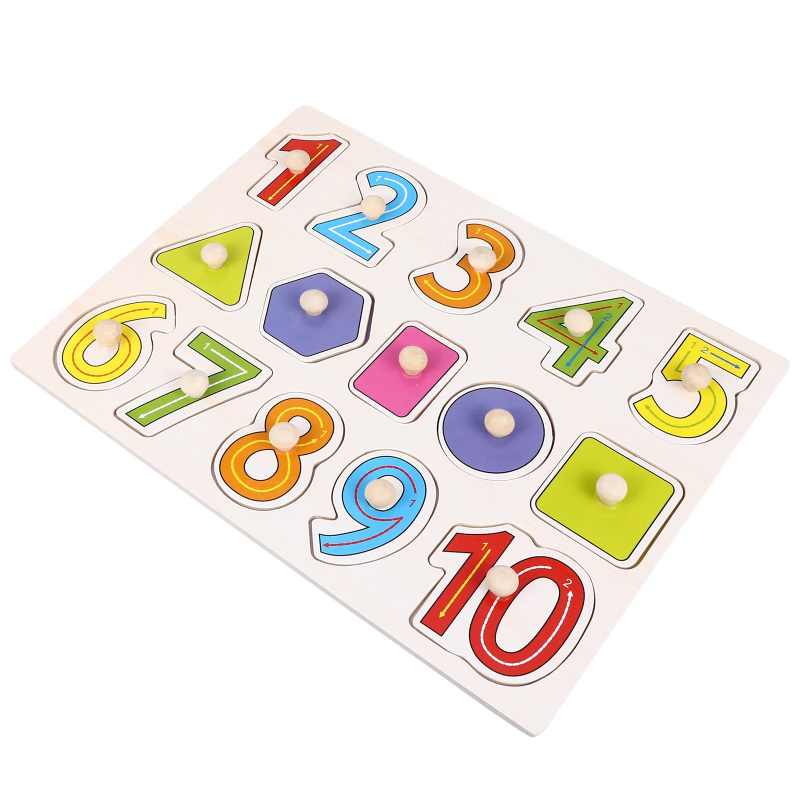 1Set Kreatives Holzpuzzle Lernspielzeug für Kinder Spaß Lernspiel Kind Entwicklungsgehirn Teaser Aktivität