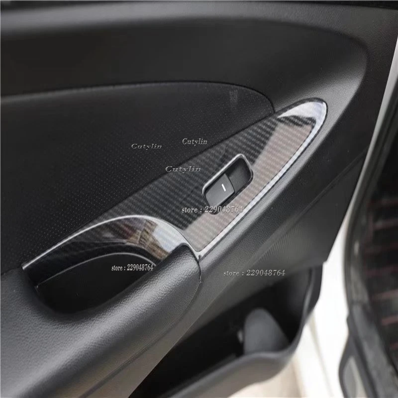RHD LHR For Hyundai Sonata 8th 2011 2012 2013 2014 2015 Automatic Side Window Switch Cover Trim Stickers Garnish Car-styling