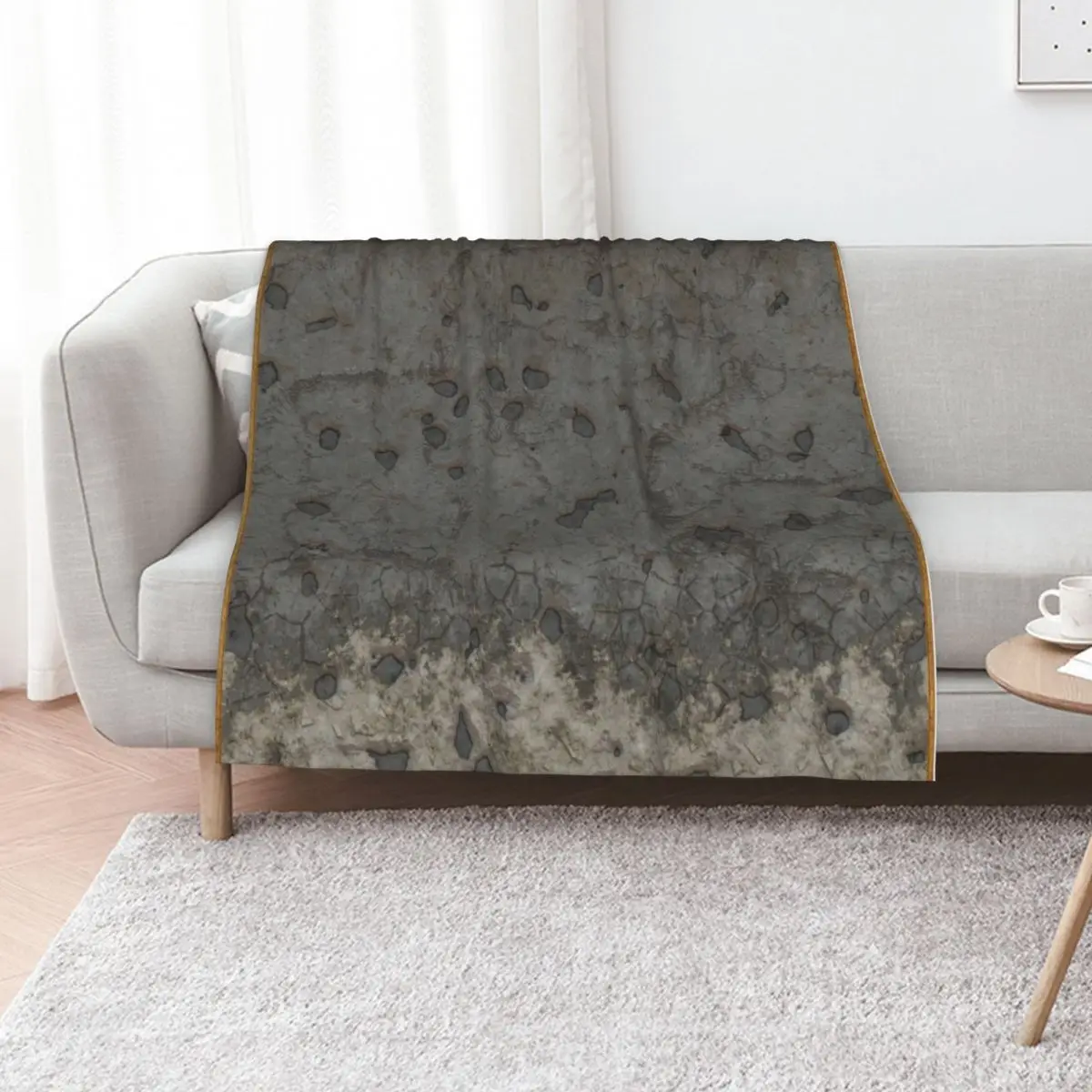 Asphalt and Concrete Battle Map for Table Top RPG Miniatures Throw Blanket bed plaid Furry Moving halloween Luxury Blankets
