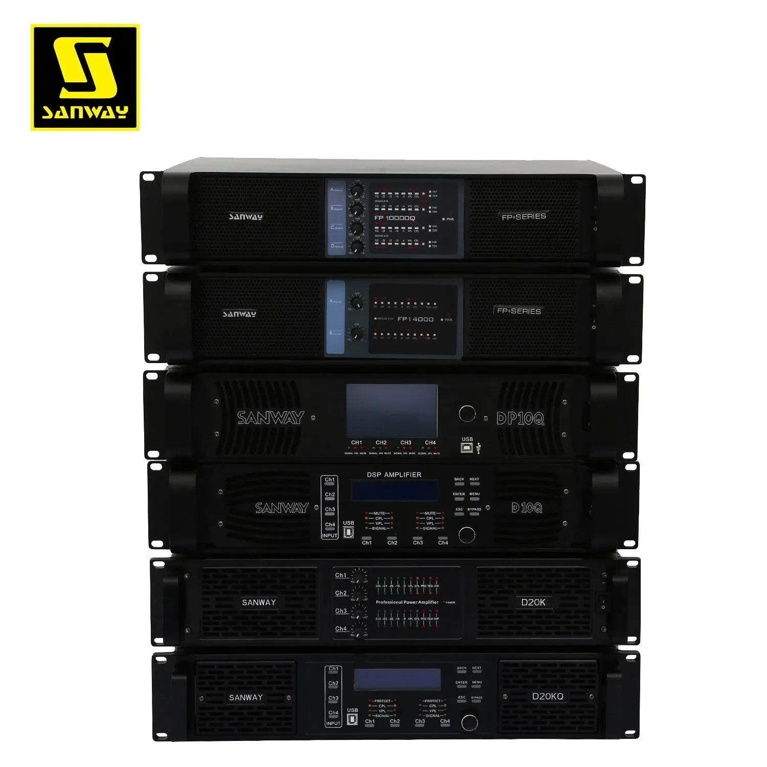 Amplificatori Audio Professionali a 4 Canali 10000W Sistema Audio ad Alta Potenza per DJ, Performance Stereo sul Palco, Spettacoli dal Vivo