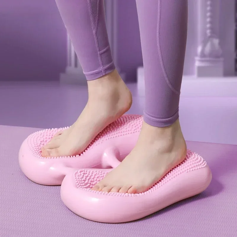 

Stepper Machine Home Multi-Functional Stationary Exercise Foot Pedal Fitness Equipment Silent Indoor Balance Inflatable Pad