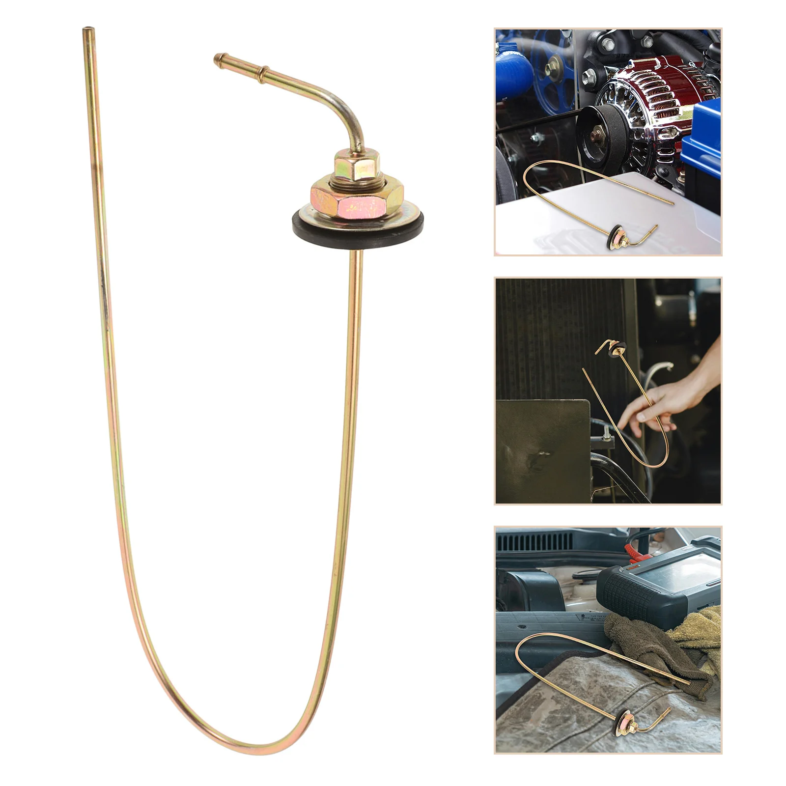 

1Set Parking Heater Fuel Pickup Tube Kit Vehicle Fuel Tank Parts Anti-Slip Durable Rubber Copper for Cars Trucks