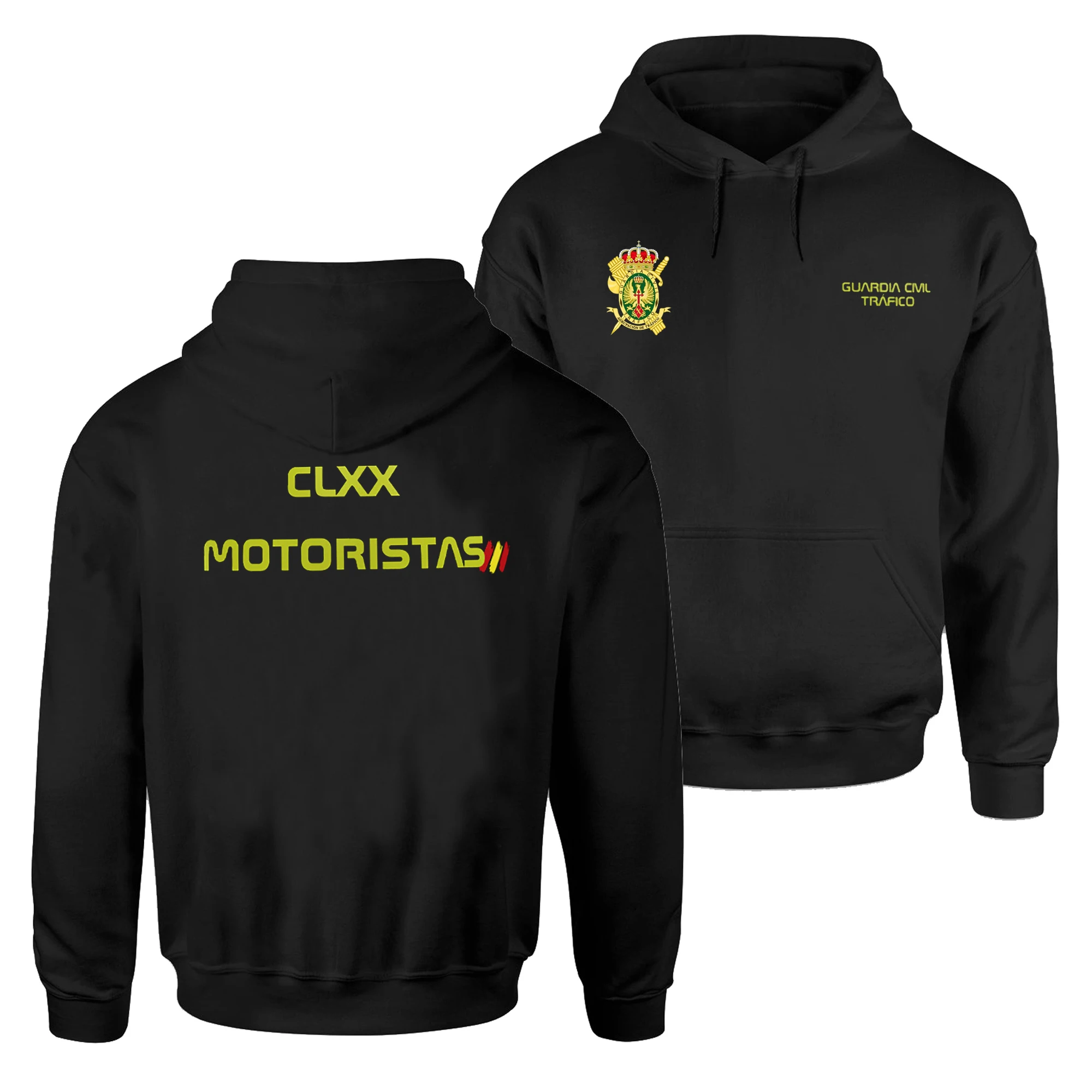 

Trafico CLXX Guardia Civil Española. Spanish Civil Guard Pullover Hoodie Comfortable Cotton Casual Mens Sweatshirt Streetwear