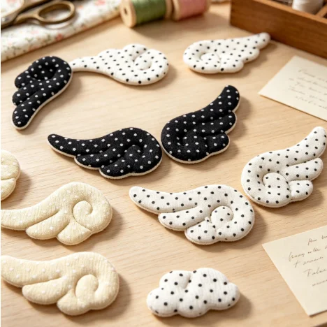 Vintage Gothic Lolita Lace Trim Bow Appliques DIY Craft Material For Bag Card Cover Handmade Decoration Ornaments