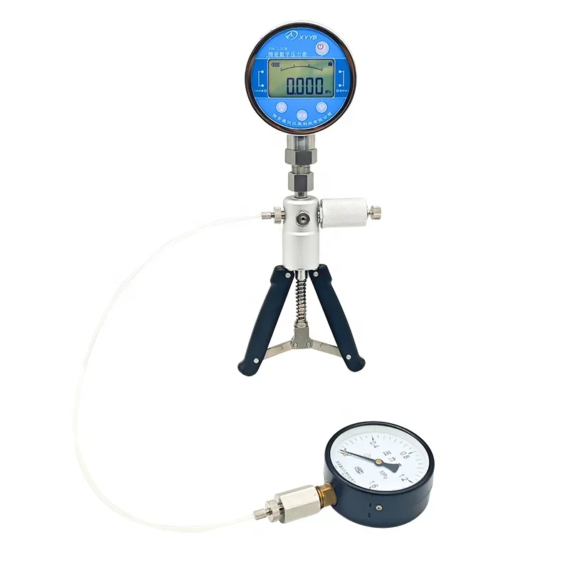 40 Bar Gauge Calibration Pump Digital Portable Hydraulic Hand Held Pressure Calibrator