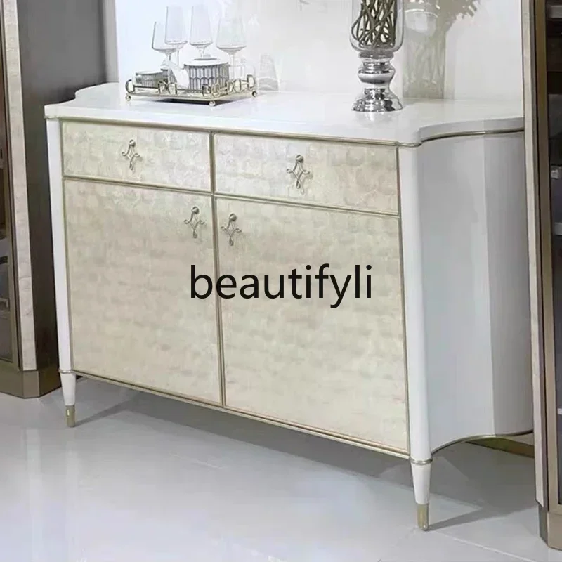 

Cy56 Легкий роскошный шкаф на крыльце, декоративный шкаф из цельного дерева, перегородка для гостиной, обеденный боковой шкаф, многофункциональный