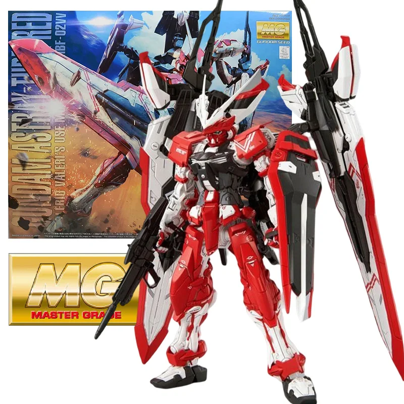 

Bandai Original GUNDAM Model Garage Kit MG Series 1/100 Gundam ASTRAY TURN RED Anime Action Figure Assembly Model Toys