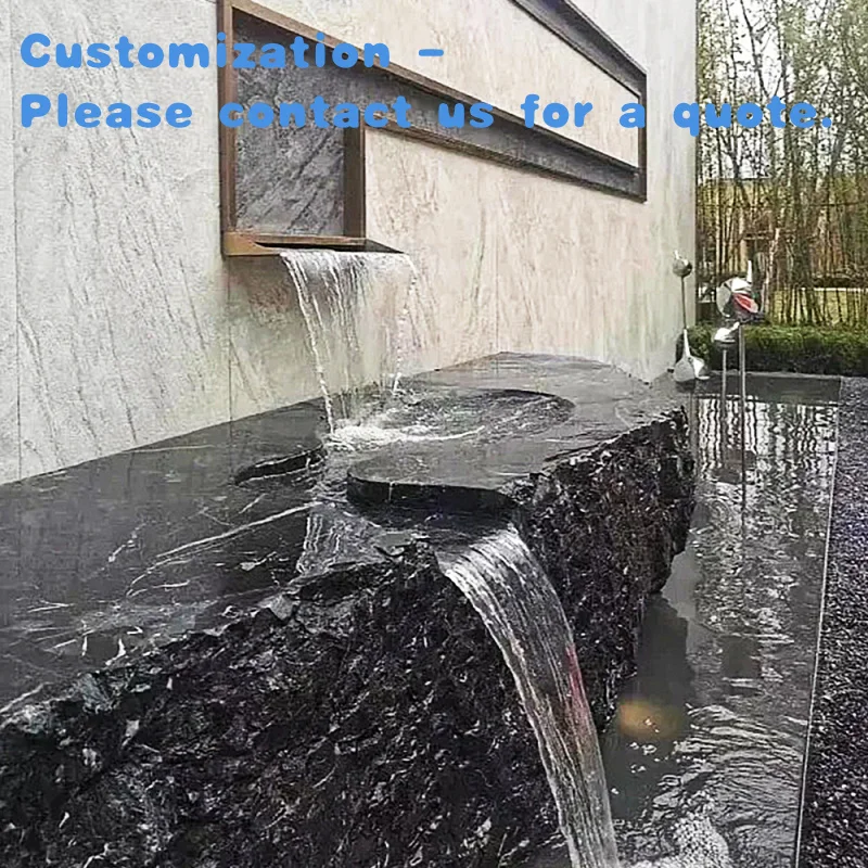 

custom.Customized Build - Your - Own LED Waterfall Fountain: Wall - Hanging Style Pools & Gardens