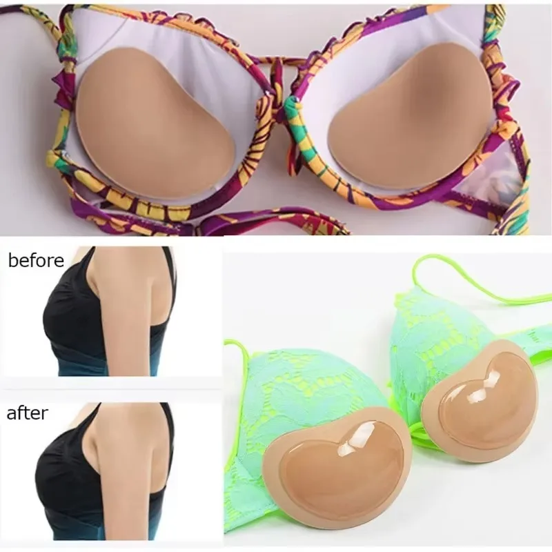 Women 2024 Thicker Breathable Sponge Bra Pad Push Up Padded Bikinis Swimsuit Women Swimwear Bikini Chest Pad Bikini Set Bikini