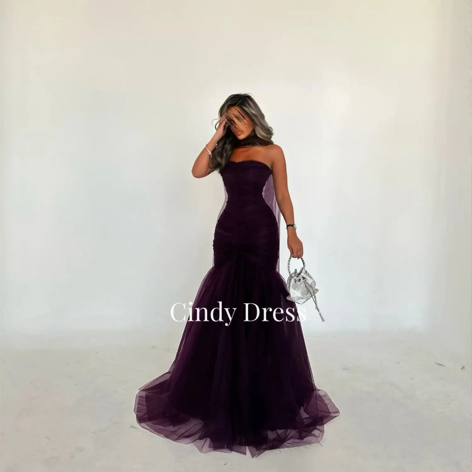 

Cindy Bespoke Occasion Dresses for Special Occasions Shawl Mermaid Wedding Dress Off the Shoulders Party Dresses Women 2024 Prom