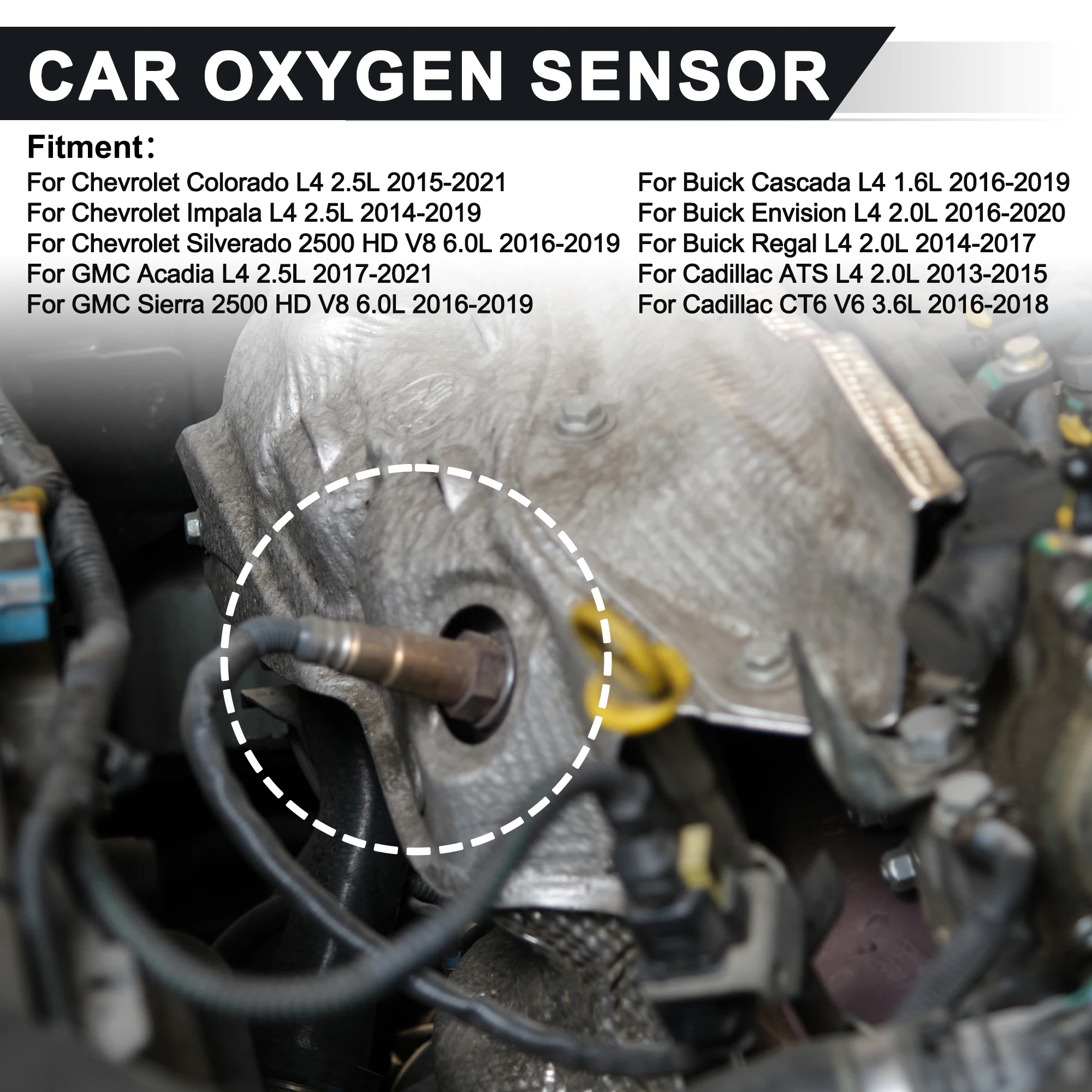 

UXCELL Upstream Downstream Oxygen Sensor for Chevrolet Blazer No.250241133 4 Pcs