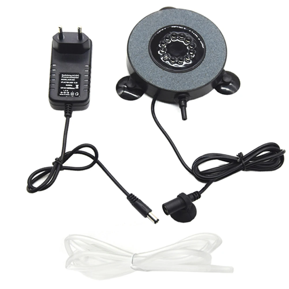 

12 LEDs Gas Pan Light Fish Tank Underwater Pool Aquarium Waterproof Lamp Air Bubbles Submersible