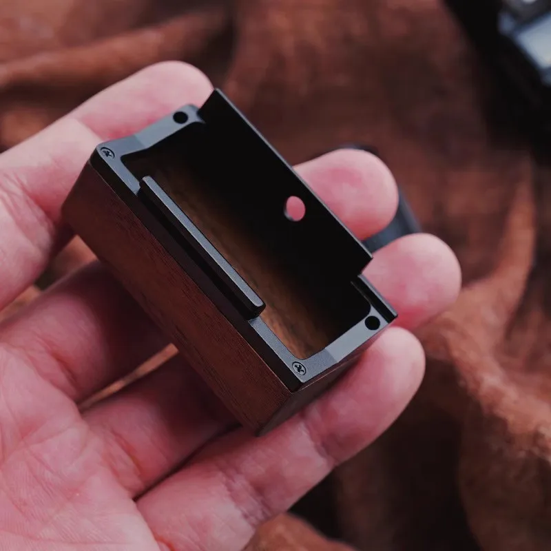 wooden L Type Bracket Tripod Quick Release Plate Base Grip Handle For PENTAX 17 film Camera Arca-Swiss RSS tripod