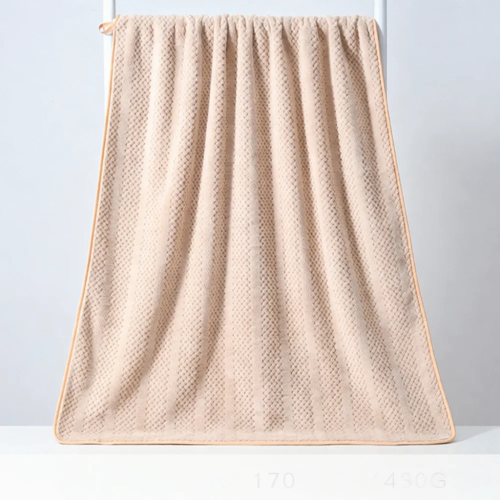 Grace Bath Towel Super Absorbent Quick Dry Coral Fleece Large Shower Wrap Soft Skin Friendly Bathroom Hotel SPA Accessory