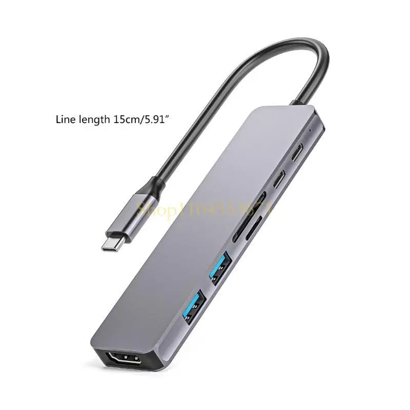 Best Seller Versatile USB C Hub Docking Station, PD100W Power Delivery 4K Port 2xUSB3.0