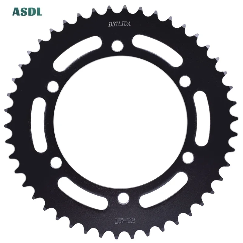 

520 46T Motorcycle Rear Chain Sprocket for Kawasaki ZR250 A1-A5 Balius 1991-1996 ZXR250 C1 C2 C3 D1 1989-1996 ZR ZXR 250