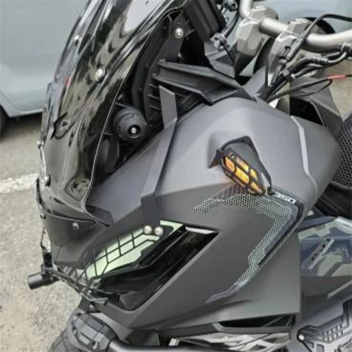 Гениальная решетка передней фары мотоцикла, защитная крышка, сетка для HONDA ADV350 ADV 350 ADV-350 2022-2024, прочный